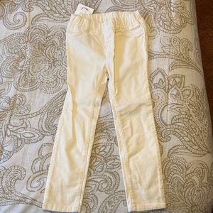 NWT BabyGap Cream Corduroy Leggings